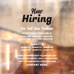 Trendy Job Vacancy Recruitment Advertising