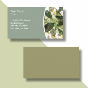 Trendy Ladies Personal Contact Cards