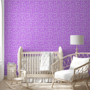 Trendy Lavender Violet Colour with Dots - Comfy Wallpaper