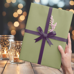 Trendy Leafy Brushwood Green - Wrapping Paper
