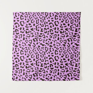 Trendy leopard print art tapestry