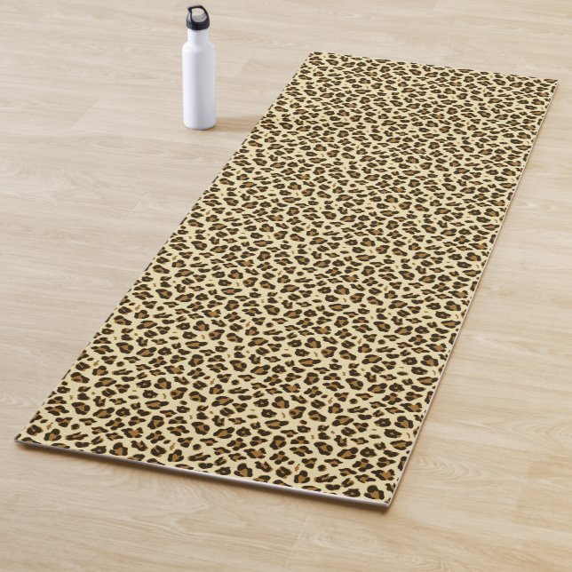 Trendy Leopard Print Yoga Mat (In Situ)