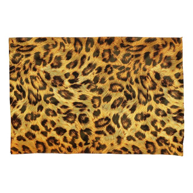 Trendy Leopard: Skin Design Pattern. Pillowcase (Front)