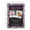 Trendy Leopard Then and Now Graduation Invitation