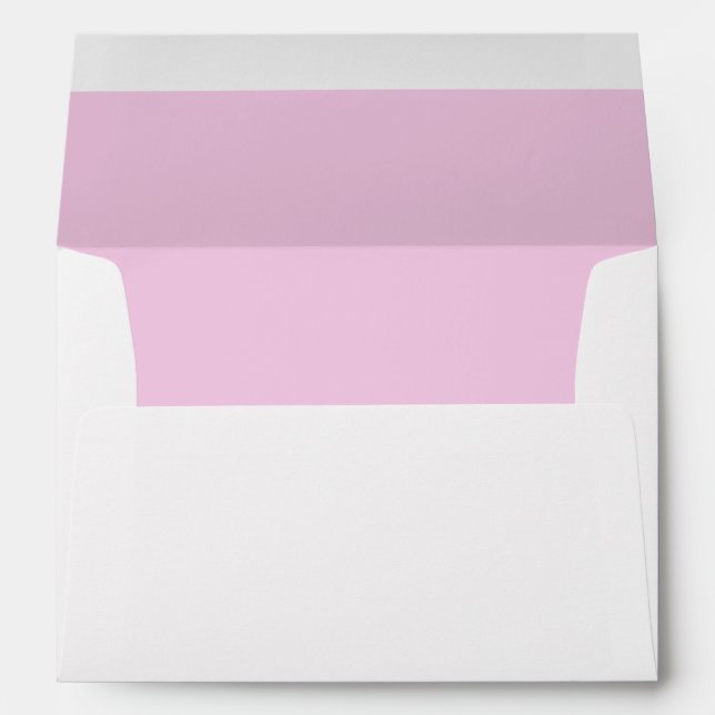 Trendy Light Blush Pink Inside - Envelopes (Back (Bottom))