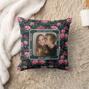 Trendy Lovebird 50Th Wedding Anniversary For Mum Cushion