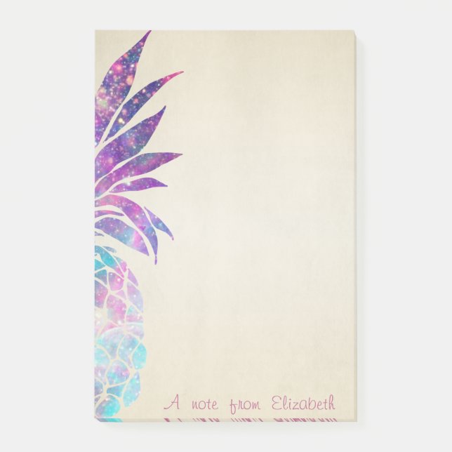 Trendy  Lovely  Stylish , Pineapple Post-it Notes (Front)