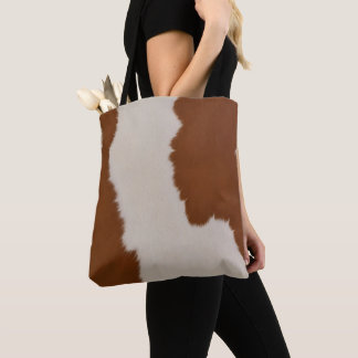 Trendy Luxury Elegant Faux Cow Leather Collection Tote Bag