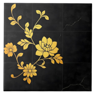 Trendy Luxury Elegant Floral Collection Ceramic Tile