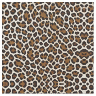 Trendy Luxury White Leopard Elegant Collection Fabric