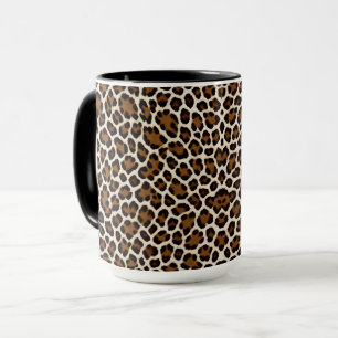 Trendy Luxury White Leopard Elegant Collection Mug
