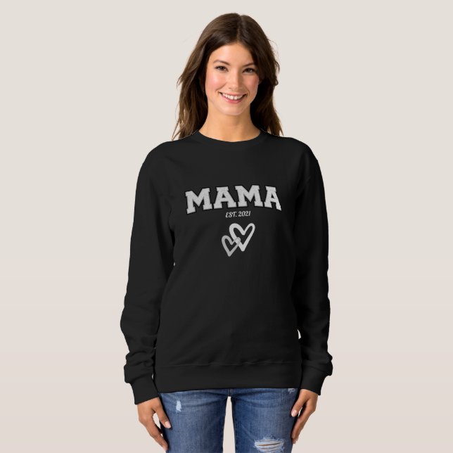 Trendy MAMA personalised sweatshirt (Front Full)