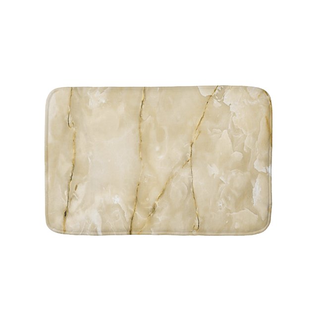 Trendy Marble Pattern Bath Mat (Front)