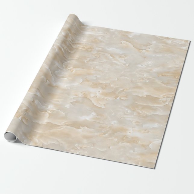 Trendy  Marble Stone Texture Wrapping Paper (Unrolled)