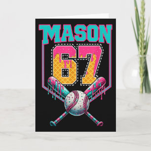 Trendy Mason 67 Mem Ice Cream Drip Bysebyll Birthd Card