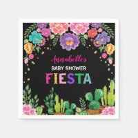 Trendy Mexican Floral Fiesta Birthday Baby Shower