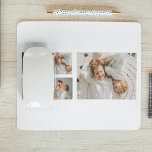 Trendy Minimalist Collage Fathers Photo Daddy Gift Mouse Pad<br><div class="desc">Looking for a unique and stylish way to honor the father figure in your life? Check out our trendy minimalist collage featuring a collection of beautiful photographs of dads. With its clean lines and elegant design, this collage is the perfect way to showcase the special bond between fathers and their...</div>