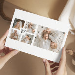 Trendy Minimalist Collage Fathers Photo Daddy Gift Postcard<br><div class="desc">Looking for a unique and stylish way to honour the father figure in your life? Check out our trendy minimalist collage featuring a collection of beautiful photographs of dads. With its clean lines and elegant design, this collage is the perfect way to showcase the special bond between fathers and their...</div>