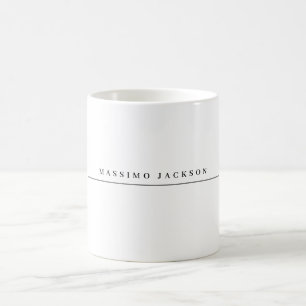 Trendy Minimalist Elegant Professional Serif Font Coffee Mug