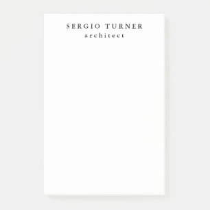 Trendy Minimalist Professional Post-it Notes