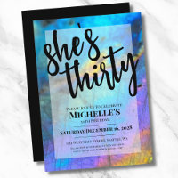 Trendy Modern 30th Birthday Party