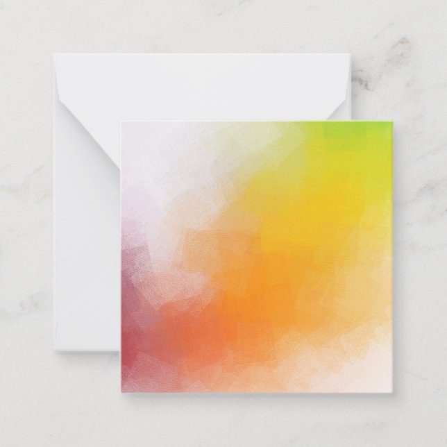 Trendy Modern Abstract Art Work Blank Template (Front)