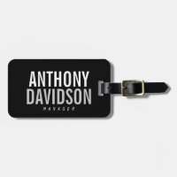 Trendy Modern Black Bold Text