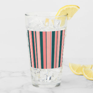 Trendy Modern Boho Chic Retro Stripes Glass