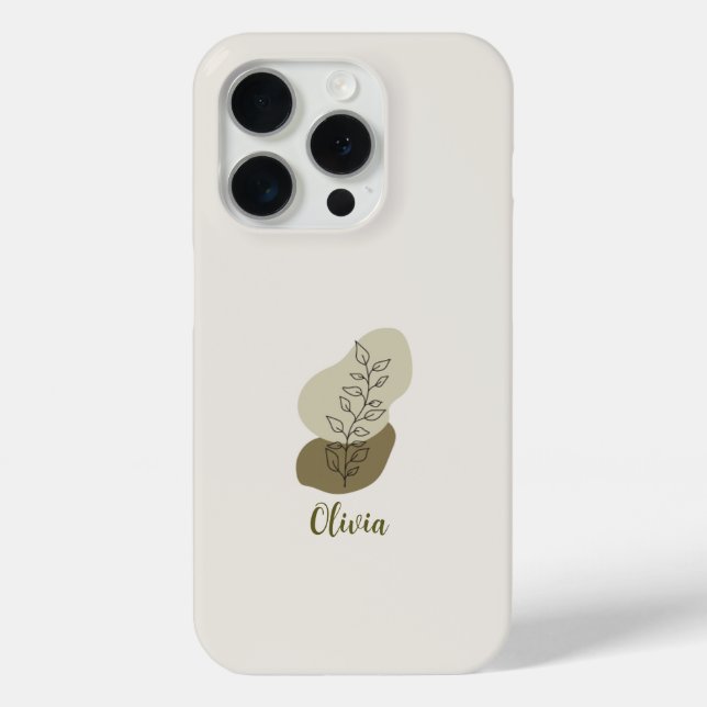 Trendy Modern Boho Phone Case (Back)