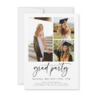 Trendy Modern Casual Photo Graduation