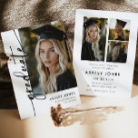 Trendy Modern Casual Photo Graduation Invitation<br><div class="desc">Wow, behold our Trendy Modern Casual Photo Graduation Invitation – a celebration of contemporary style and personal flair, tailor-made for your college graduation extravaganza! Crafted with the modern graduate in mind, this invitation exudes effortless sophistication while maintaining a casual vibe that perfectly encapsulates your unique personality and style. With customisable...</div>