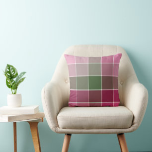 Trendy modern colour block cushion