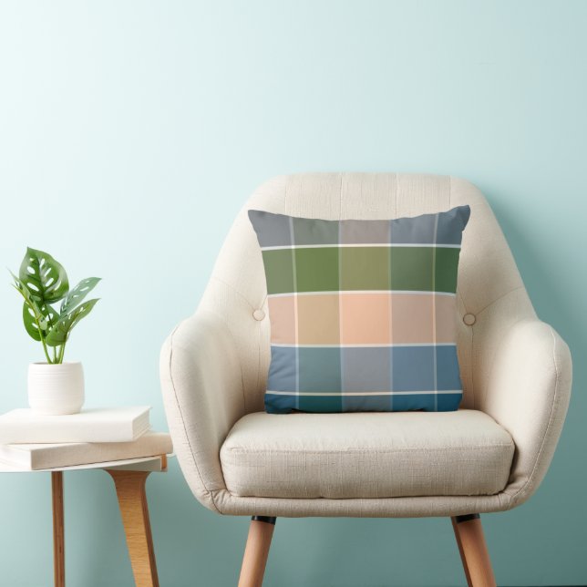 Trendy Modern Colour Block Cushion (Chair)