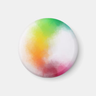 Trendy Modern Colourful Abstract Art Elegant Magnet