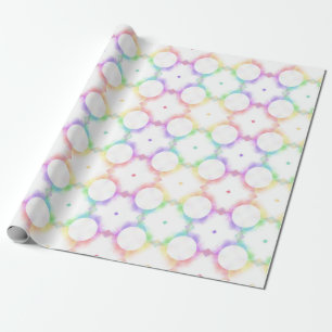 Trendy Modern Colourful Elegant Template Wrapping Paper