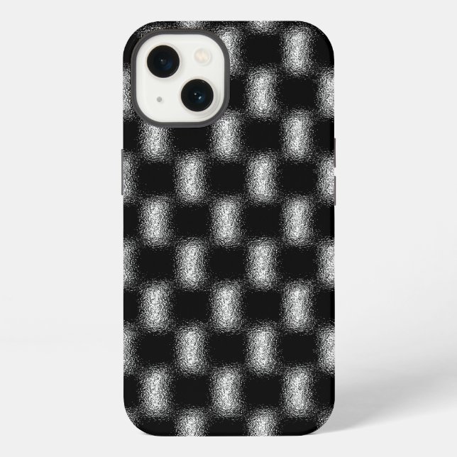 Trendy Modern Cool Unique Abstract Patterns iPhone Case (Back)