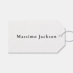 Trendy Modern Design Unique Personal Gift Tags