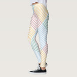Trendy Modern Elegant Pink Rose Blue Green Yellow Leggings<br><div class="desc">Trendy Modern Elegant Pink Rose Blue Green Yellow White Pastel Colours Leggings.</div>