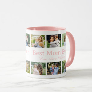 Trendy Modern Mother Best Mum Ever Keepsake Mug