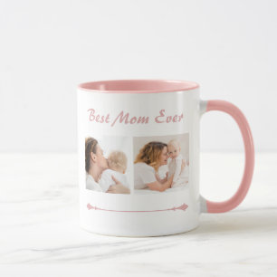 Trendy Modern Mother Best Mum Ever Keepsake Mug