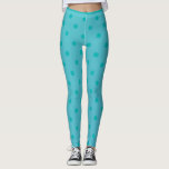 Trendy Modern Pastel Blue Polka Dot Leggings<br><div class="desc">Trendy Modern Pastel Blue Polka Dot Leggings are a part of our Spring 2022 collection of leggings,  designed to inspire and invoke nature to create a stunning runway look for any budget.</div>