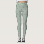 Trendy Modern Pastel Green Polka Dot Leggings<br><div class="desc">Trendy Modern Pastel Green Polka Dot Leggings are a part of our Spring 2022 collection of leggings, designed to inspire and invoke nature to create a stunning runway look for any budget.</div>