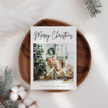 Trendy Modern Photo Christmas Card<br><div class="desc">Trendy Modern Photo Christmas Card</div>