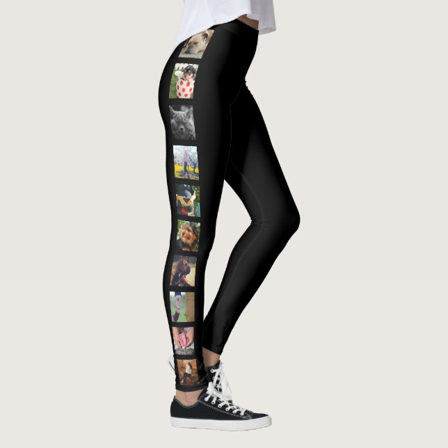 Trendy Modern Photo Strip Leggings (Right)