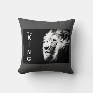Trendy Modern Pop Art Lion Head Elegant Template Cushion