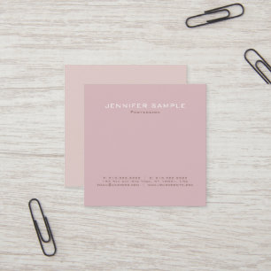 Trendy Modern Professional Premium Silk Luxury Square Business Card