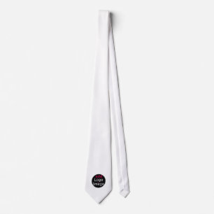 Trendy  Modern Promotional Customizable White  Tie