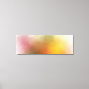 Trendy Modern Red Yellow Pink Green Blue Purple Canvas Print