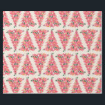 trendy modern retro colour festive christmas tree wrapping paper<br><div class="desc">***this design is part of a christmas holiday collection*** trendy modern bright colour festive christmas tree _______________________ this design template is fully editable and customisable by you the customer - click personalise further button if you with to move, add, delete or make major changes to the design _______________________ *if you...</div>