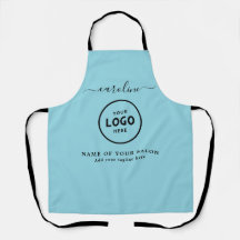 Trendy Modern Salon Logo Apron